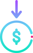 Reduce costs icon Reduce costs icon