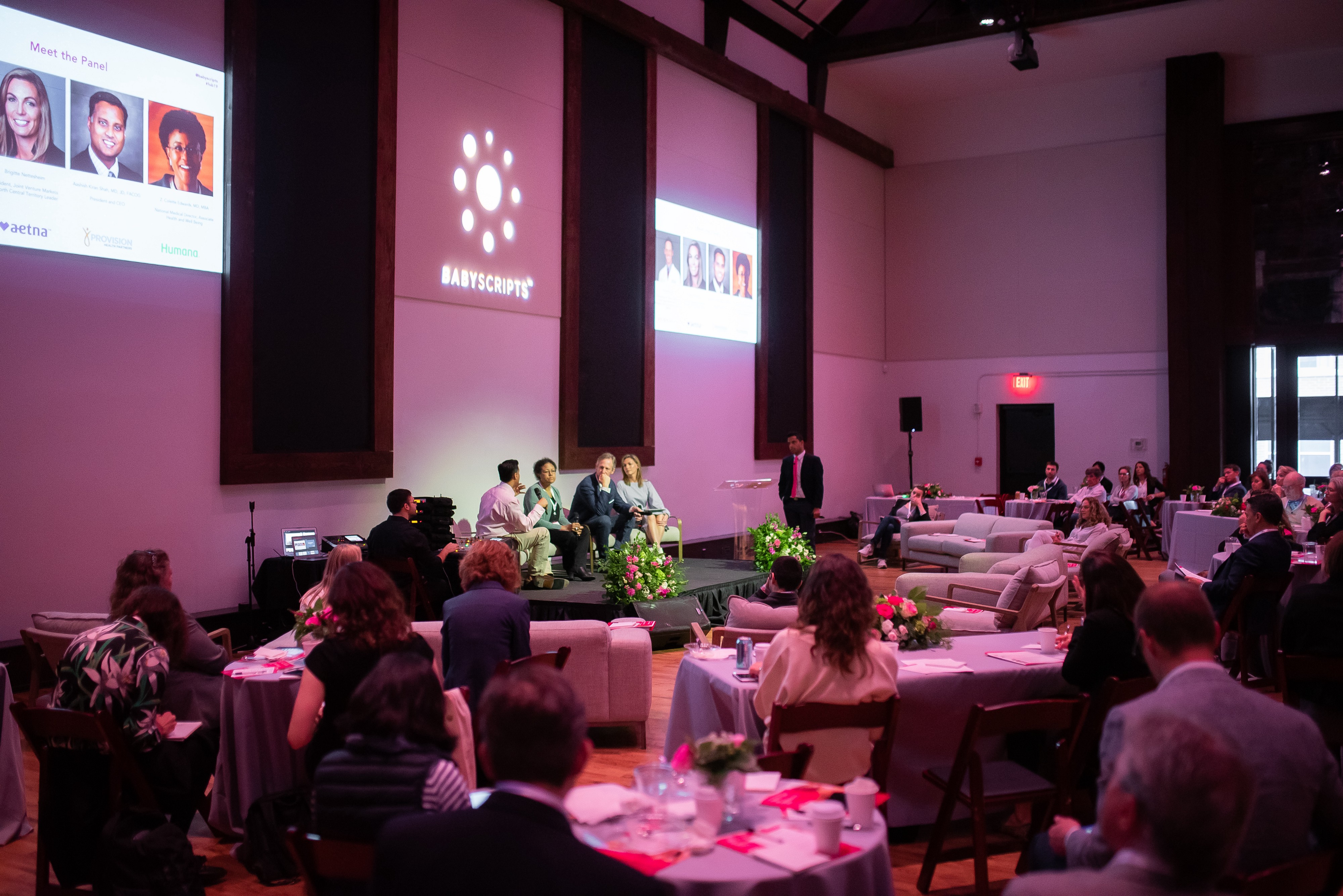 Aashish Shah, MD JD FACOG (Provision Health Partners), Z. Colette Edwards MD MBA (Humana), Chip Wiper, MD FACOG (Prisma Health), Brigitte Nettesheim (Aetna)