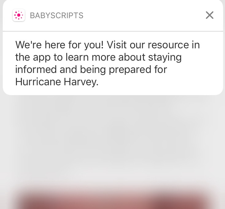 Push Notification — Babyscripts!