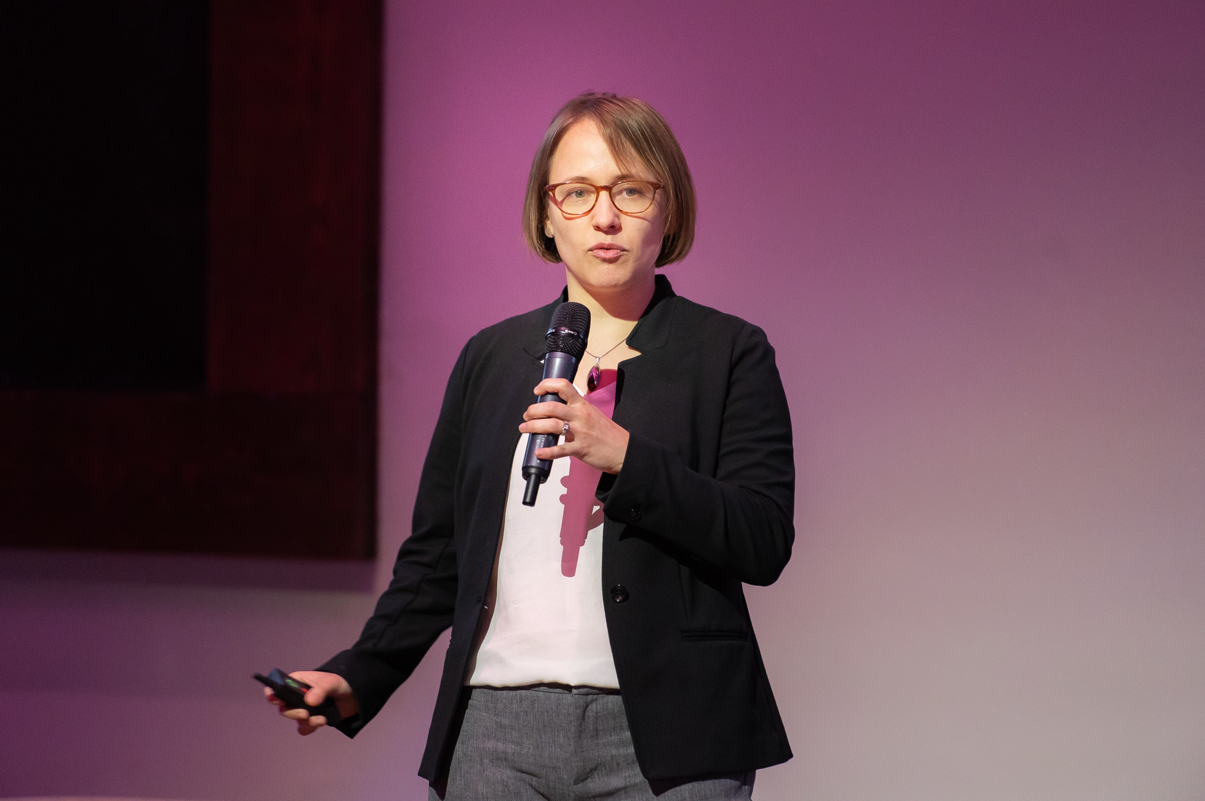 Anna Graseck, MD presenting Penn Medicine’s ROI analysis