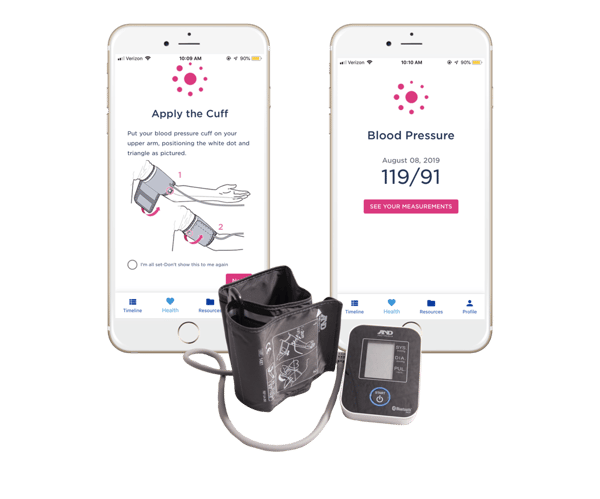Babyscripts app and blood pressure monitor Babyscripts app and blood pressure monitor