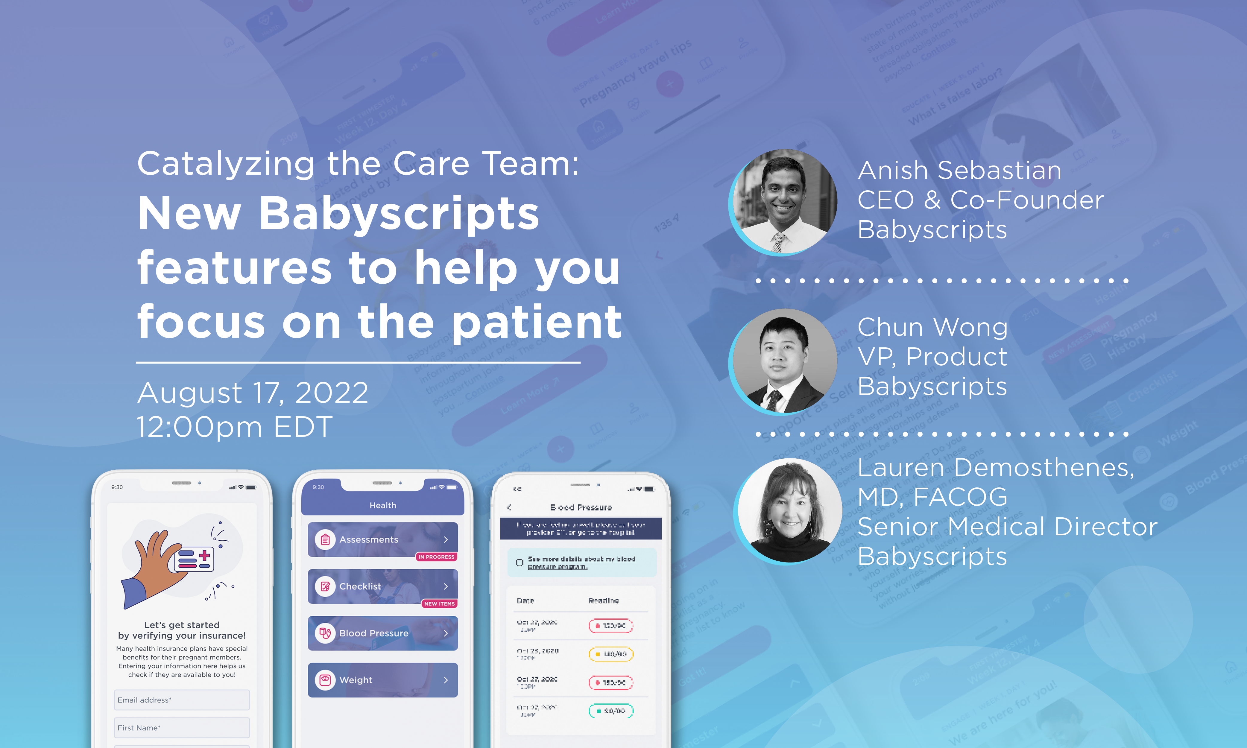 Q3 2022 Webinar- Catalyzing the Care Team- New Babyscripts features to help you focus on the patient