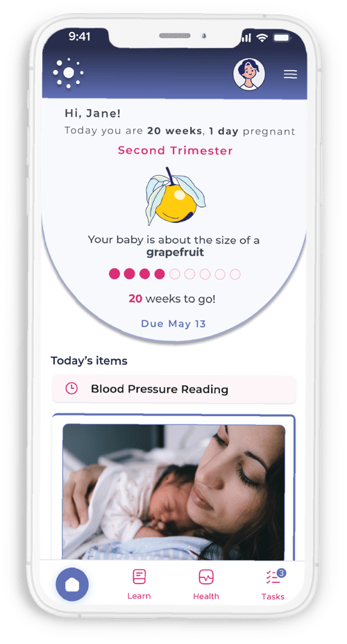 Babyscripts myJourney 2025 Today Screen