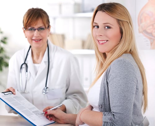 OBGYN with pregnant patient OBGYN with pregnant patient
