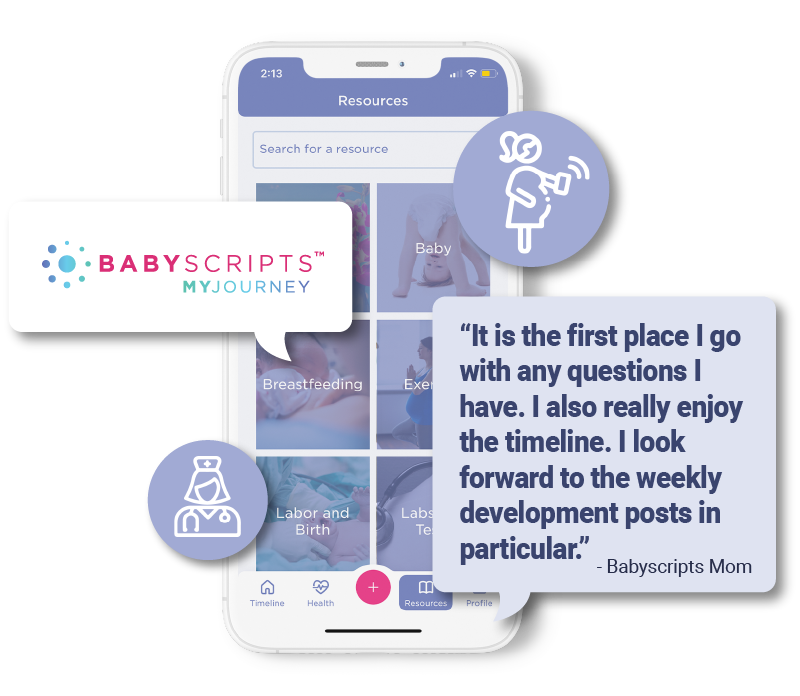 babyscripts my journey app