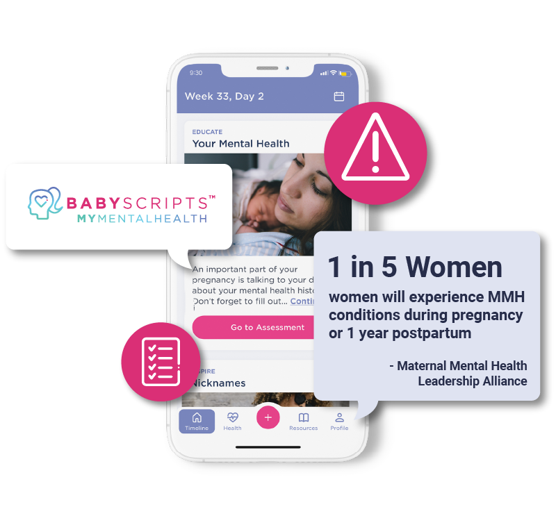 Maternal Mental Health Monitoring with Babyscripts