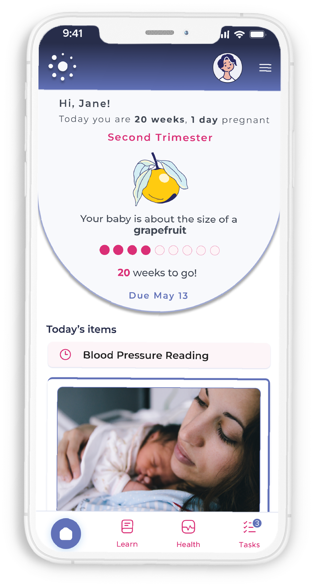 Babyscripts myJourney 2025 Today Screen Babyscripts myJourney 2025 Today Screen